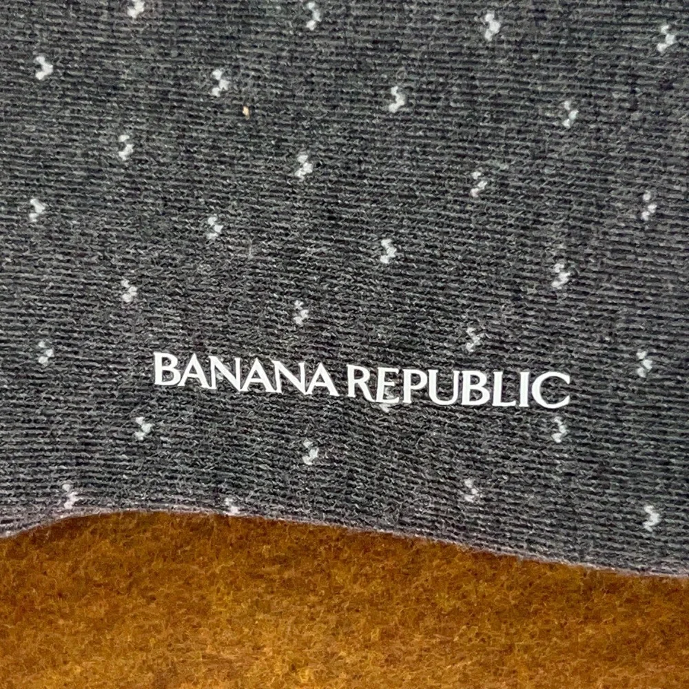 Banana Republic Womens One Size Gray Micro Dot Trouser Socks 1 Pair NWT